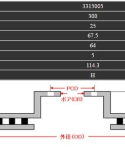 DIXCEL® Type SD Brake Rotors - Front (SD3315005S)